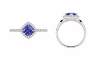 Anneau Salvatore Arzani Femme in Or Tanzanite 299-ABAN45T